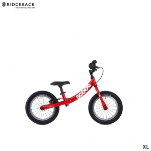 Ridgeback Scoot XL 14 Inch Wheel Kids Balance Bike Red