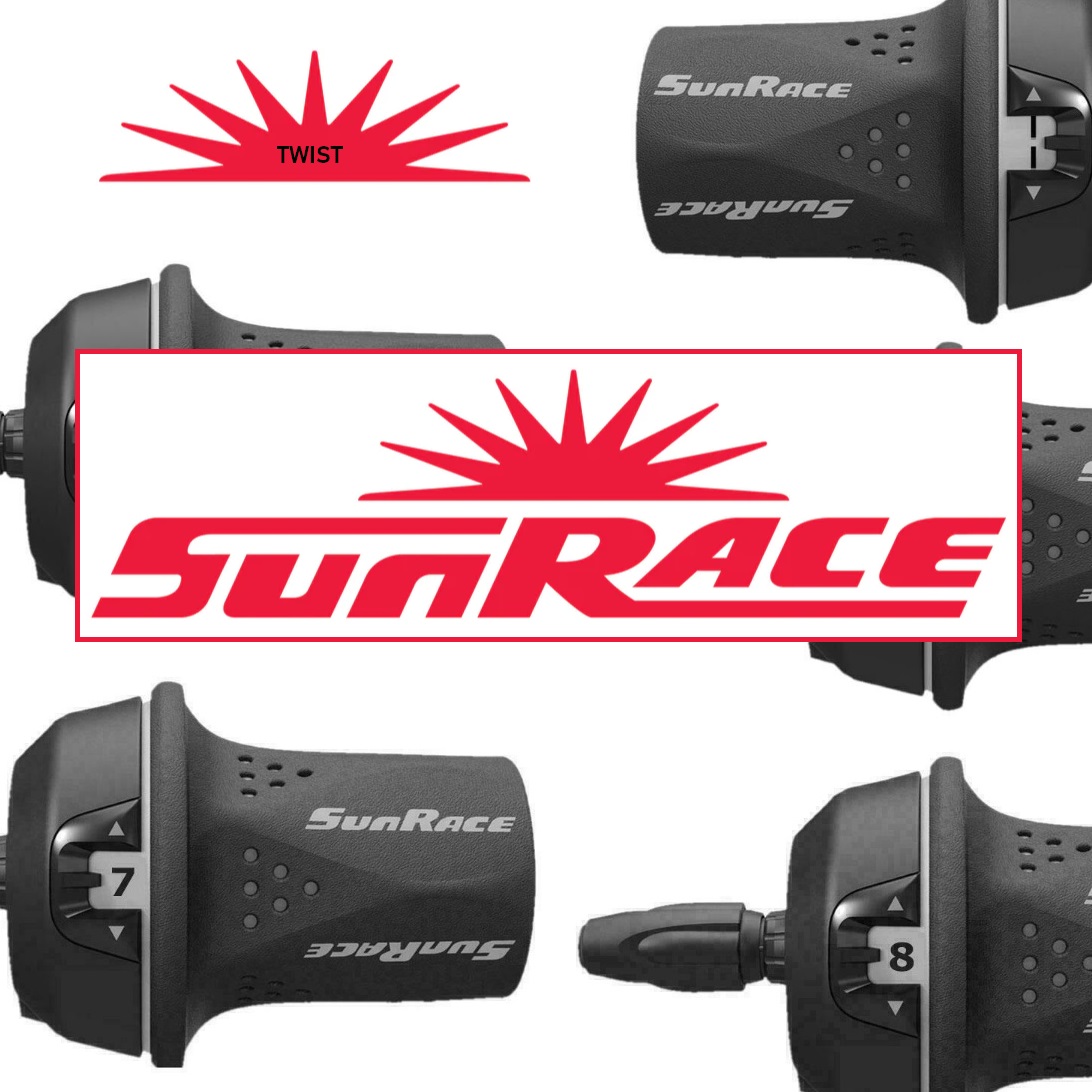 Shifter Grip Sunrace SX TSM21 3V - Compatible Shimano/SRAM, Avec Indicateur Visuel