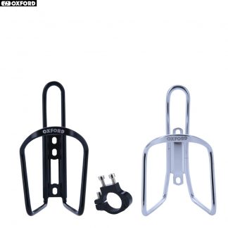 Oxford Alloy Bottle Cage with Handlebar Holder Mount Black Silver Product