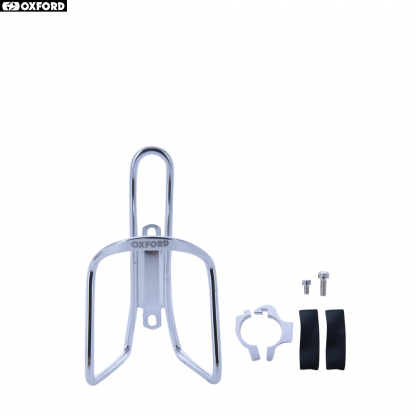 Oxford Alloy Bottle Cage with Handlebar Holder Mount Silver